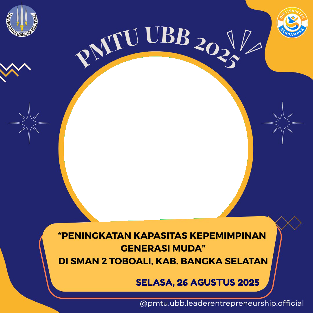 PMTU UBB 2025Twibbon Tanpa Watermark