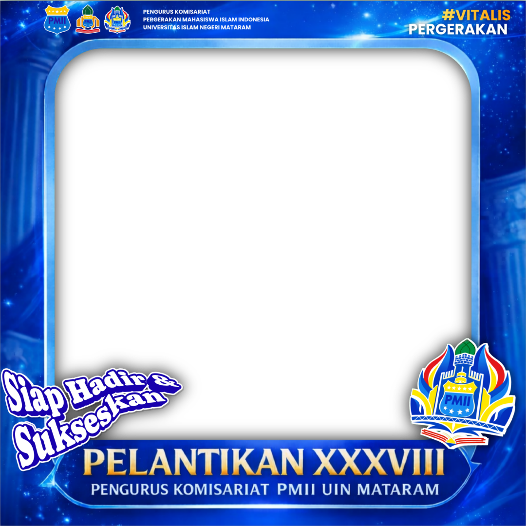 PELANTIKAN PENGURUS KOMISARIAT PMII UIN MATARAM XXXVIIITwibbon Tanpa Watermark