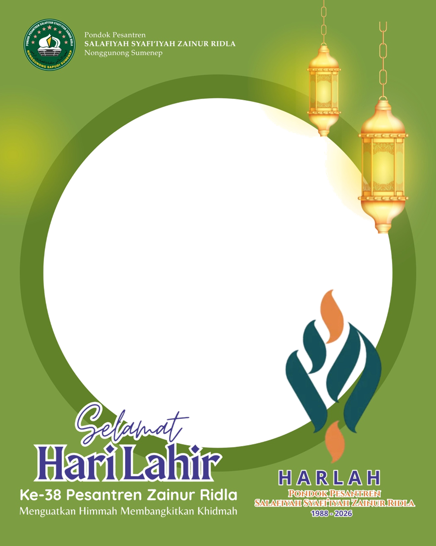 Harlah ke-38 Pesantren Zainur RidlaTwibbon Tanpa Watermark