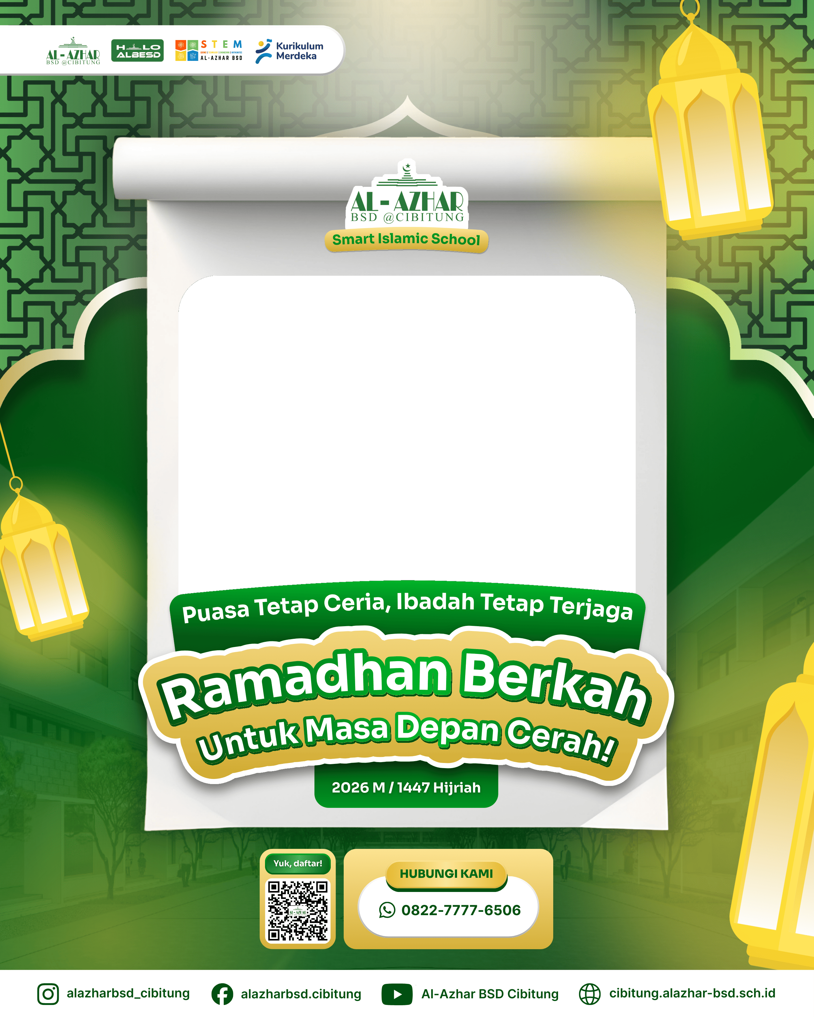 Al-Azhar BSD @Cibitung Sambut RamadhanTwibbon Tanpa Watermark