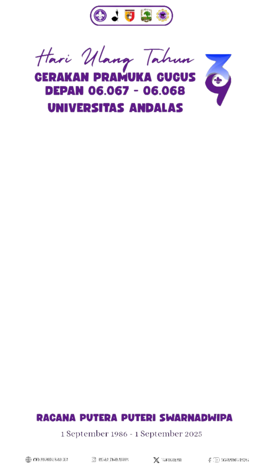 story ultah racanaTwibbon Tanpa Watermark