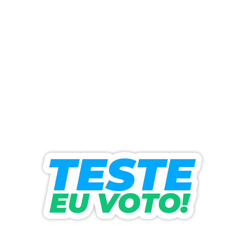 Teste - Eu Voto!Twibbon Tanpa Watermark