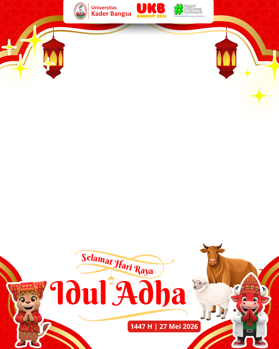 Selamat Hari Raya Idul Adha 1447 H - 27 Mei 2026 UKBTwibbon Tanpa Watermark