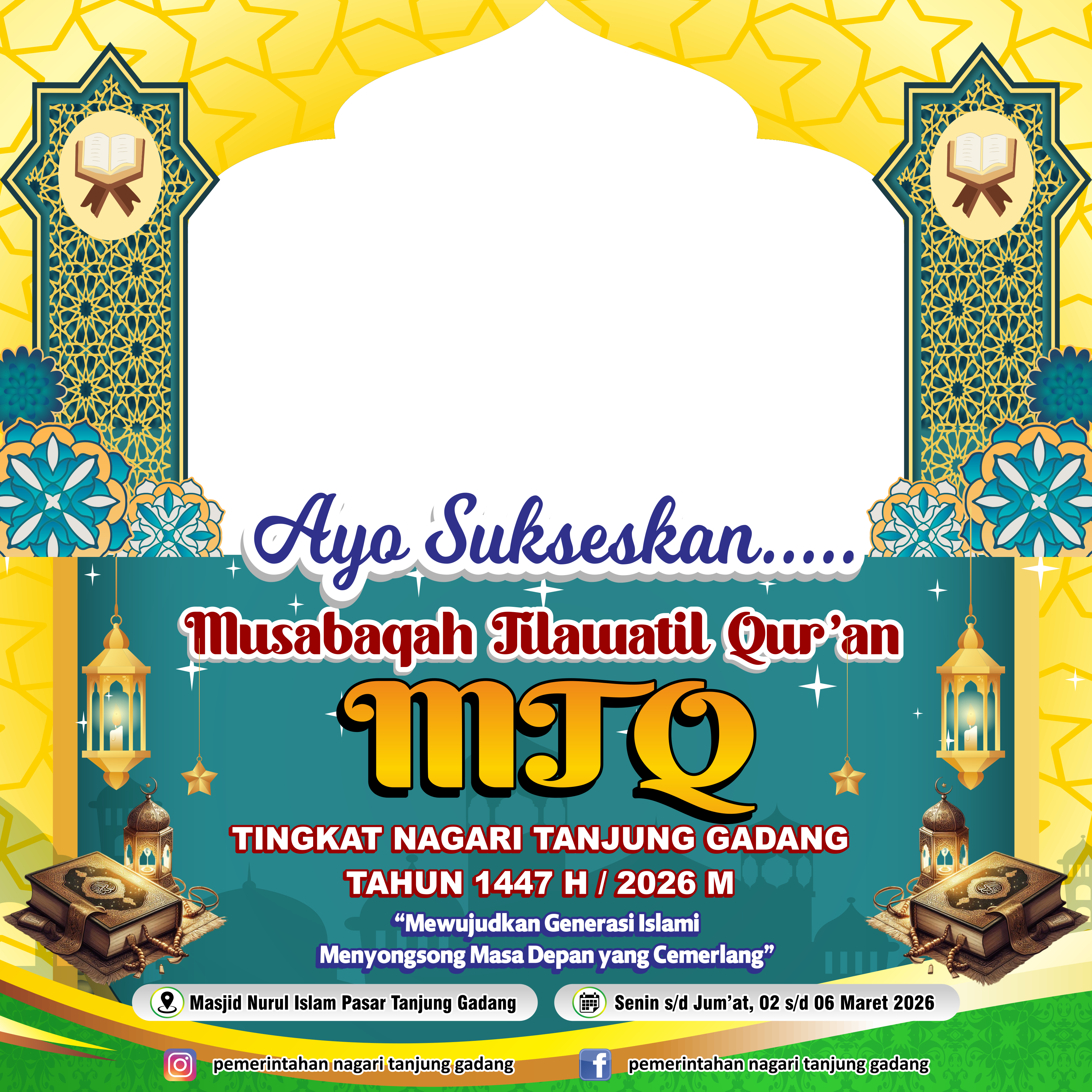 MTQ NAGARI TANJUNG GADANGTwibbon Tanpa Watermark