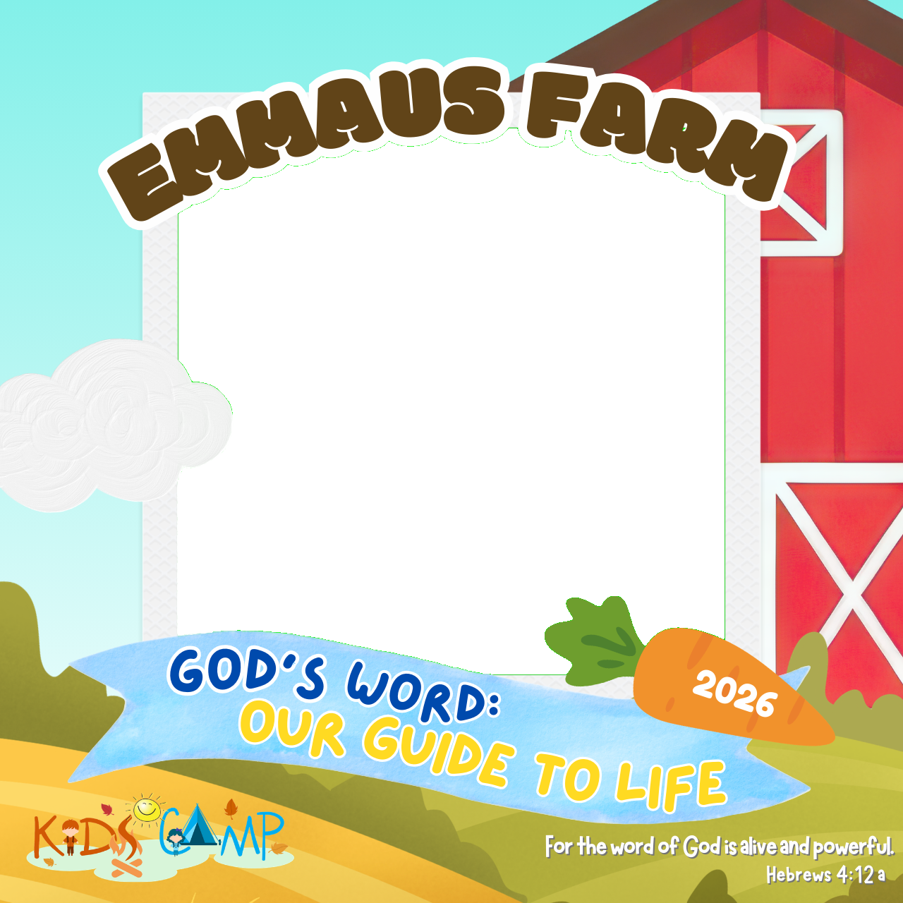 Kids’ Camp 2026Twibbon Tanpa Watermark