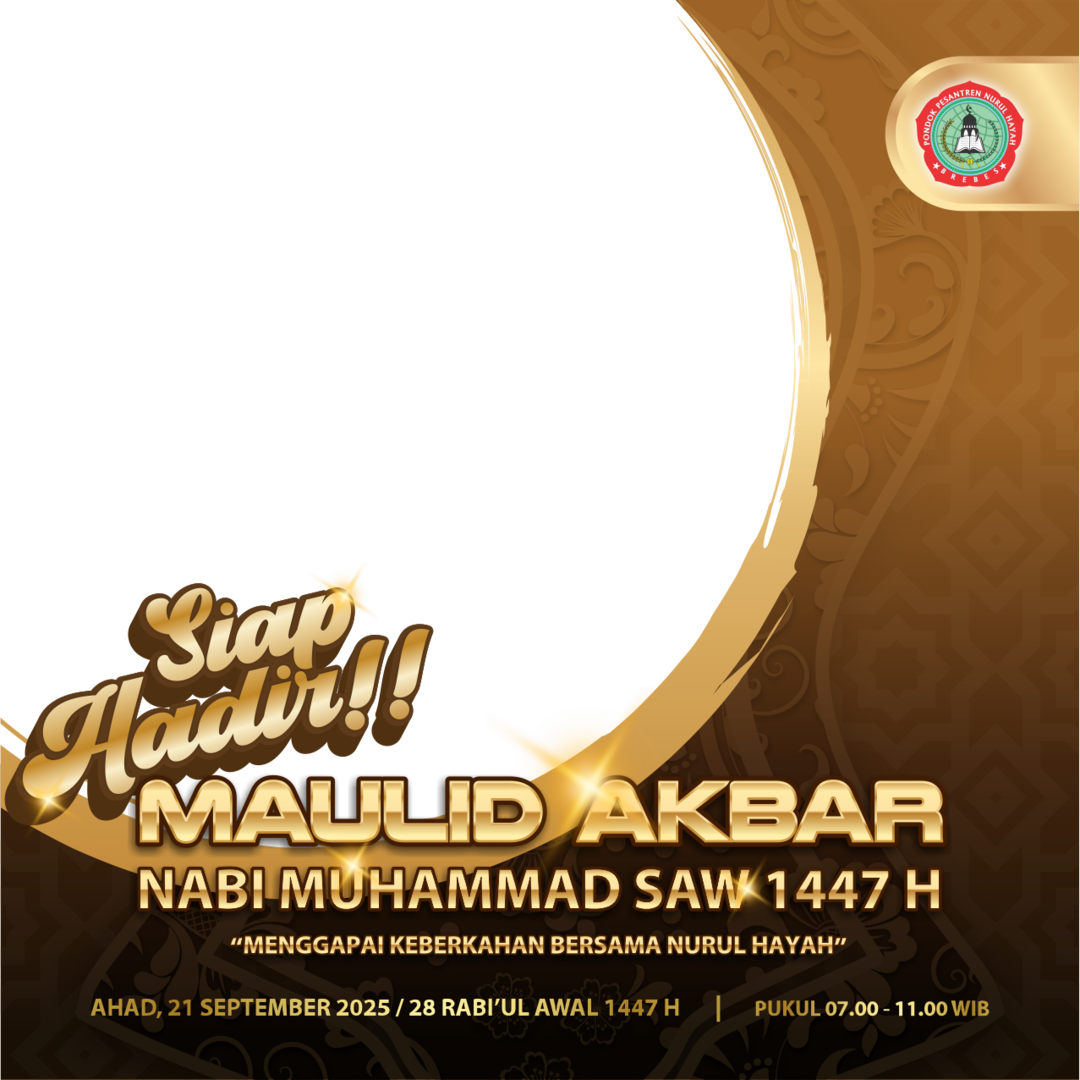 Maulid Akbar 2025Twibbon Tanpa Watermark