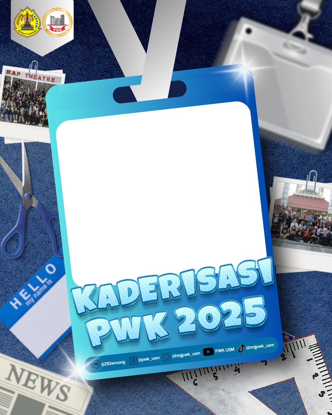 Kaderisasi PWK 2025Twibbon Tanpa Watermark