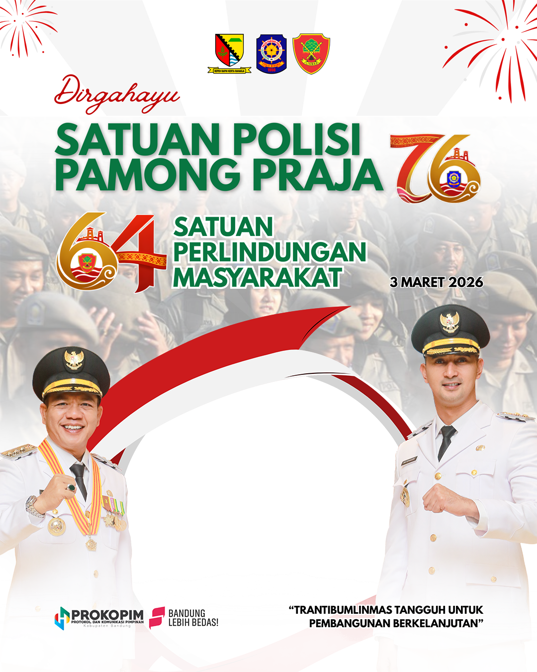 HUT SATPOL PP dan SATLINMAS 2026Twibbon Tanpa Watermark