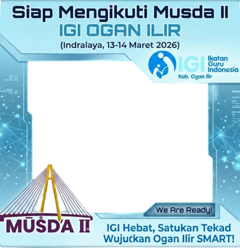Musyawarah Daerah II IGI Ogan Ilir 2026Twibbon Tanpa Watermark