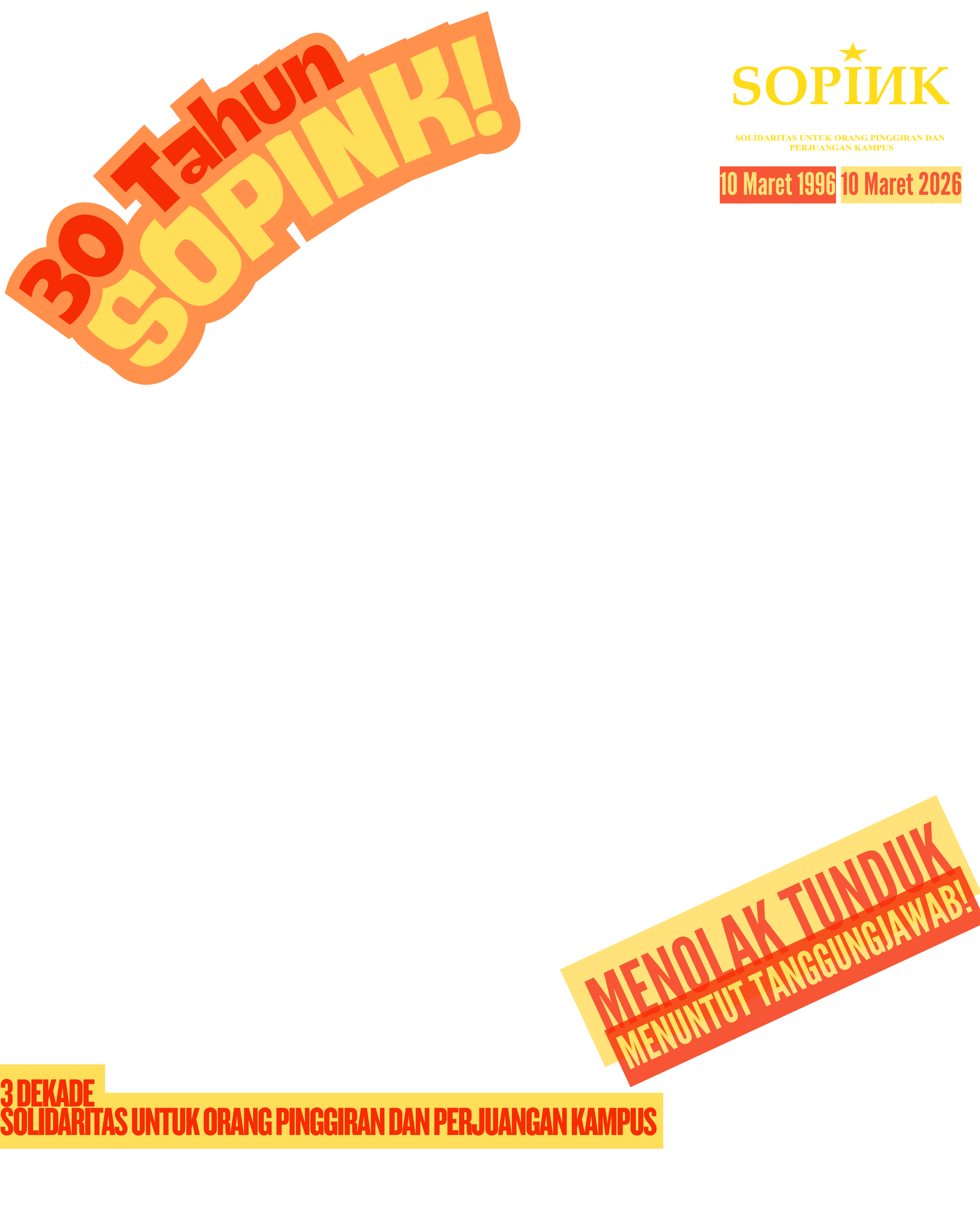Peringatan 30 Tahun SOPINK!Twibbon Tanpa Watermark