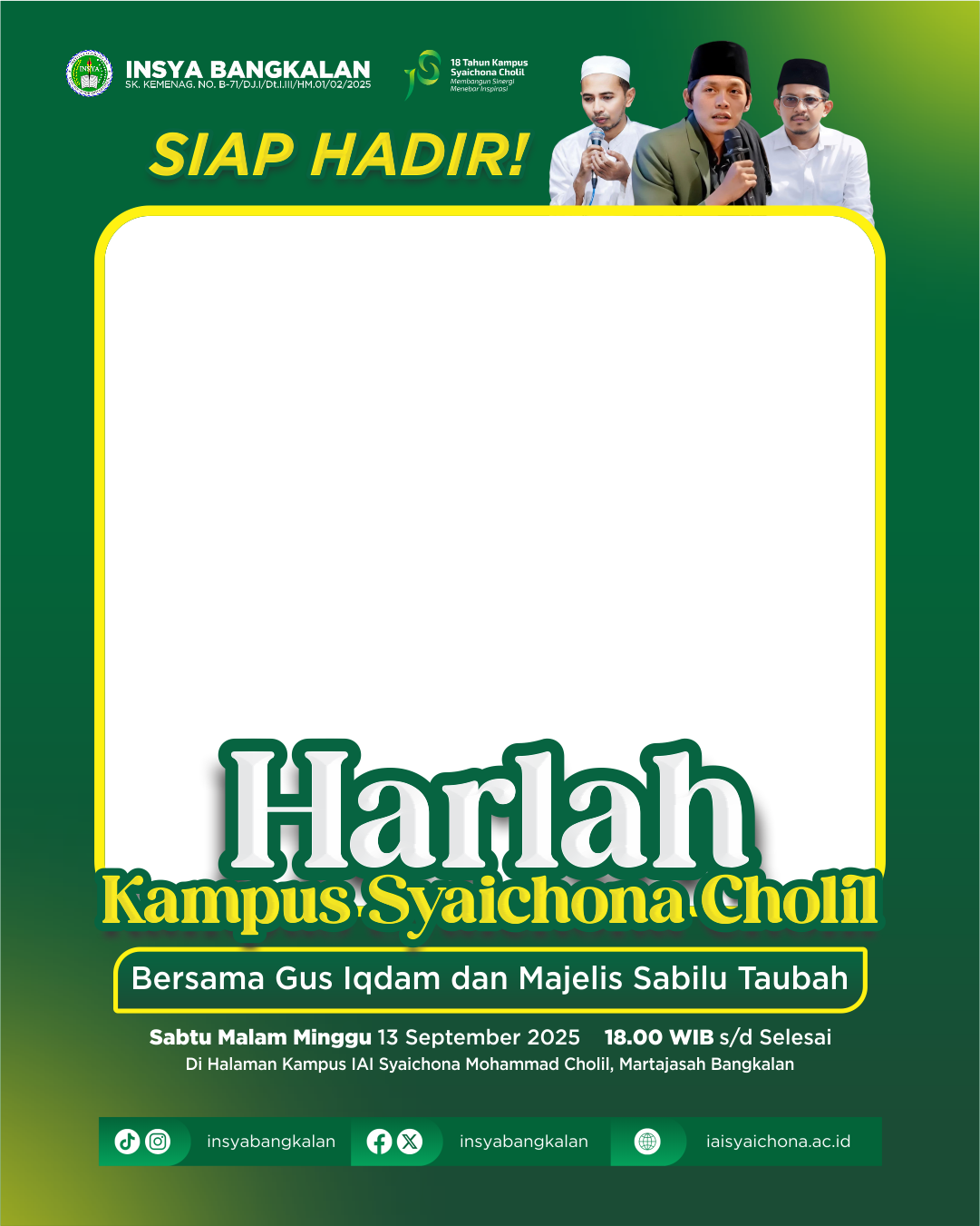 Harlah Kampus Syaichona CholilTwibbon Tanpa Watermark