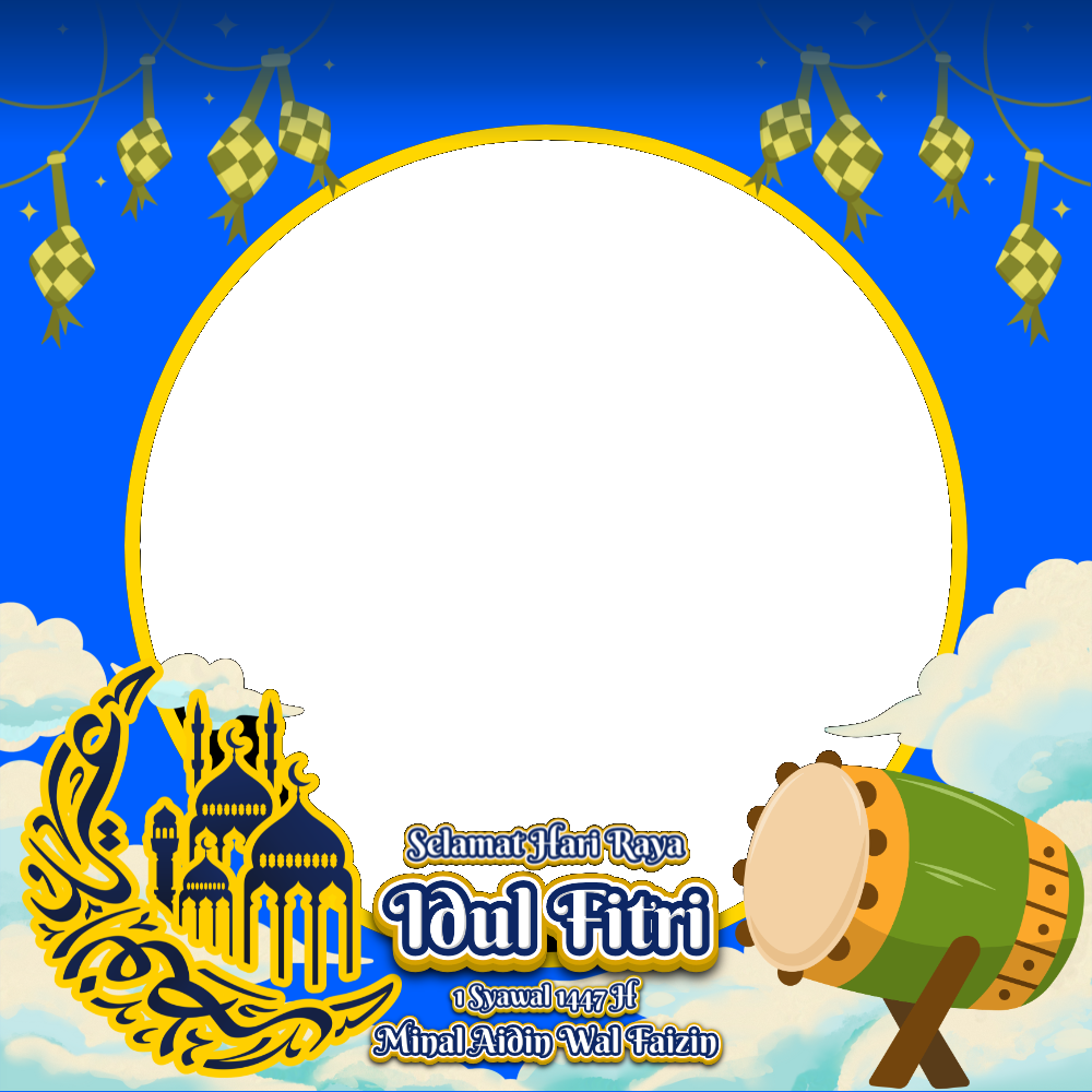 BINGKAI IDUL FITRITwibbon Tanpa Watermark