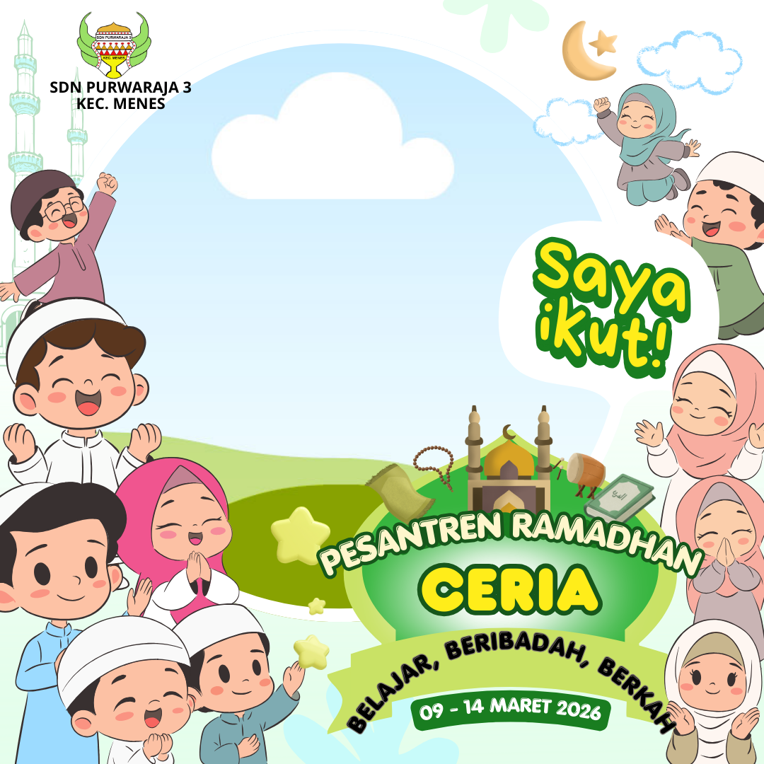 PESANTREN RAMADHAN CERIA 2026Twibbon Tanpa Watermark