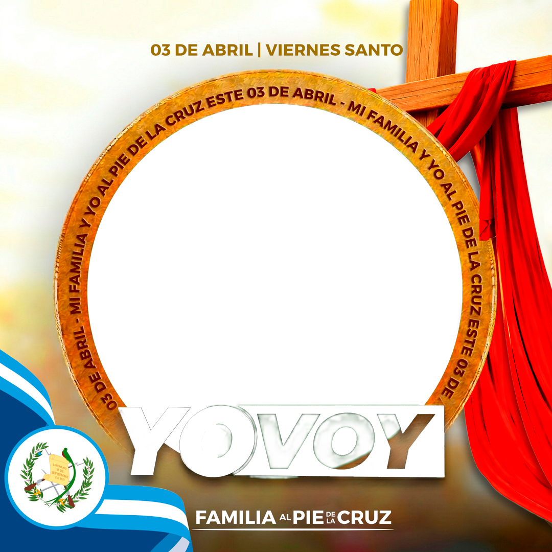 Mi Familia Al Pie De La Cruz GuatemalaTwibbon Tanpa Watermark