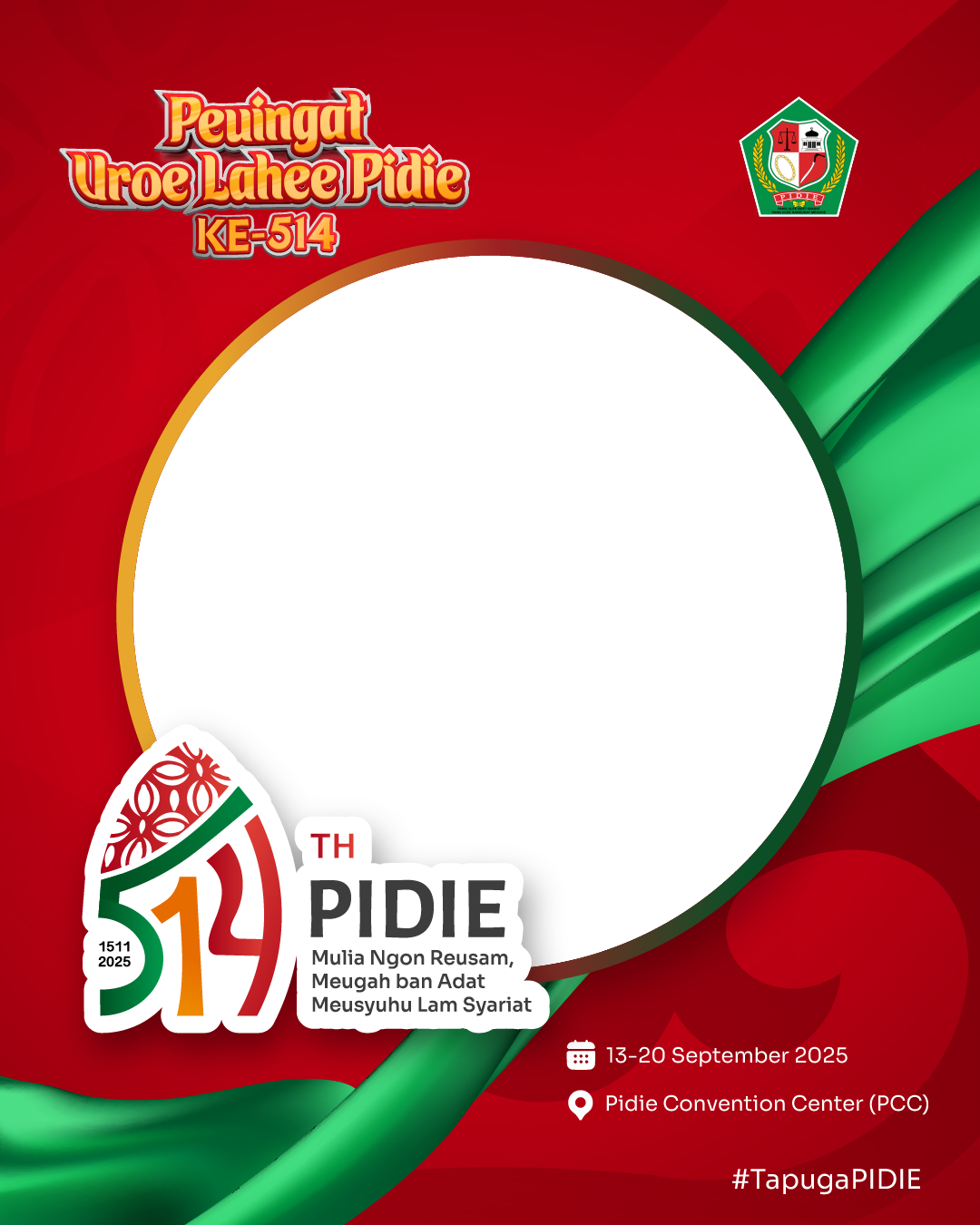 Peuingat Uroe Lahee Pidie ke 514Twibbon Tanpa Watermark