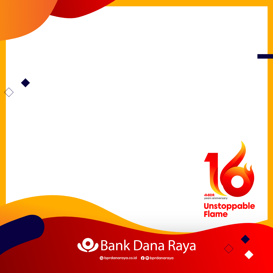 Bank Dana Raya 16th AnniversaryTwibbon Tanpa Watermark