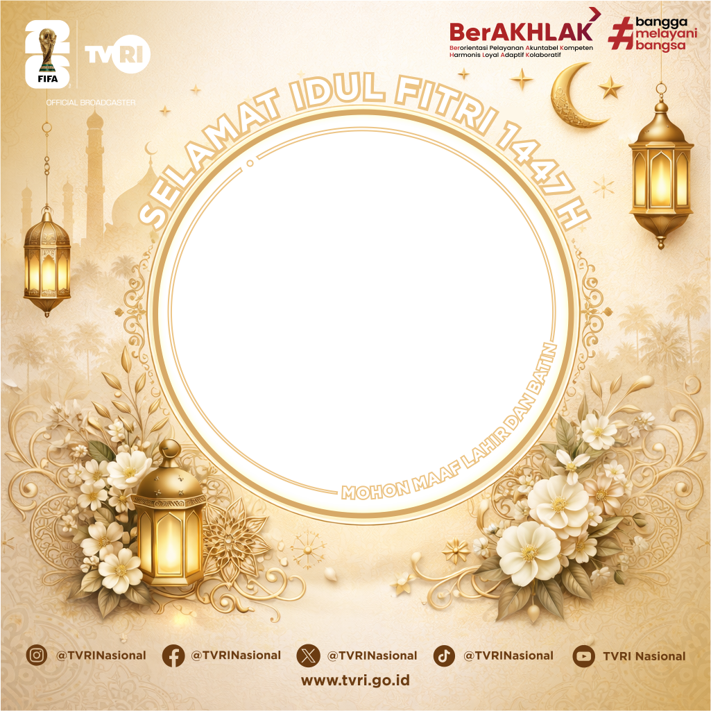Selamat Hari Raya Idul Fitri 1447 HTwibbon Tanpa Watermark