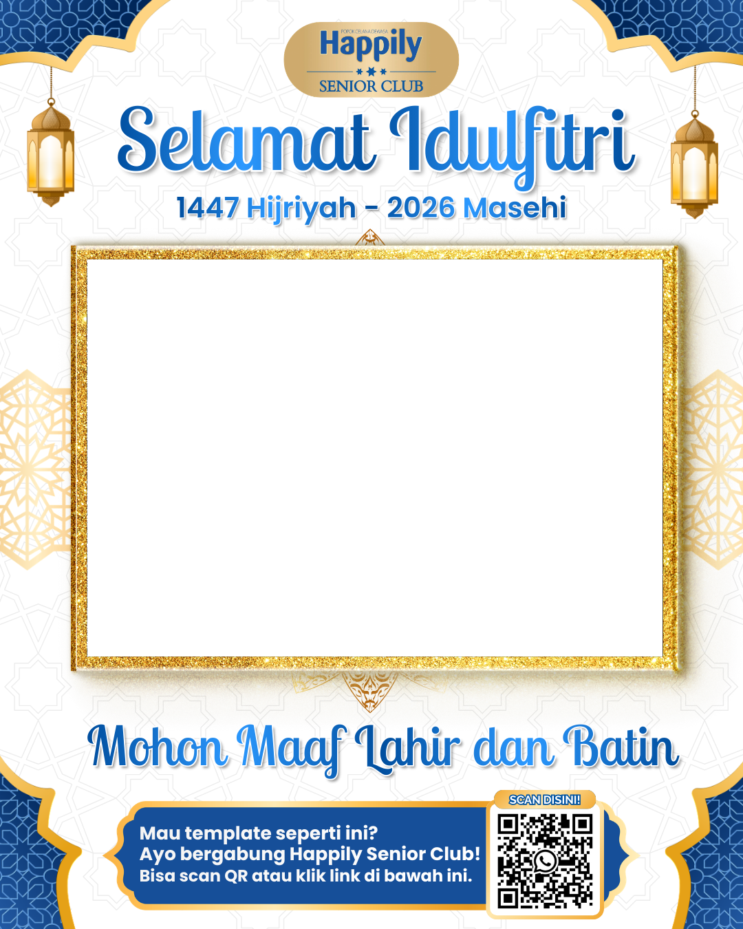 Happily Senior ClubTwibbon Tanpa Watermark