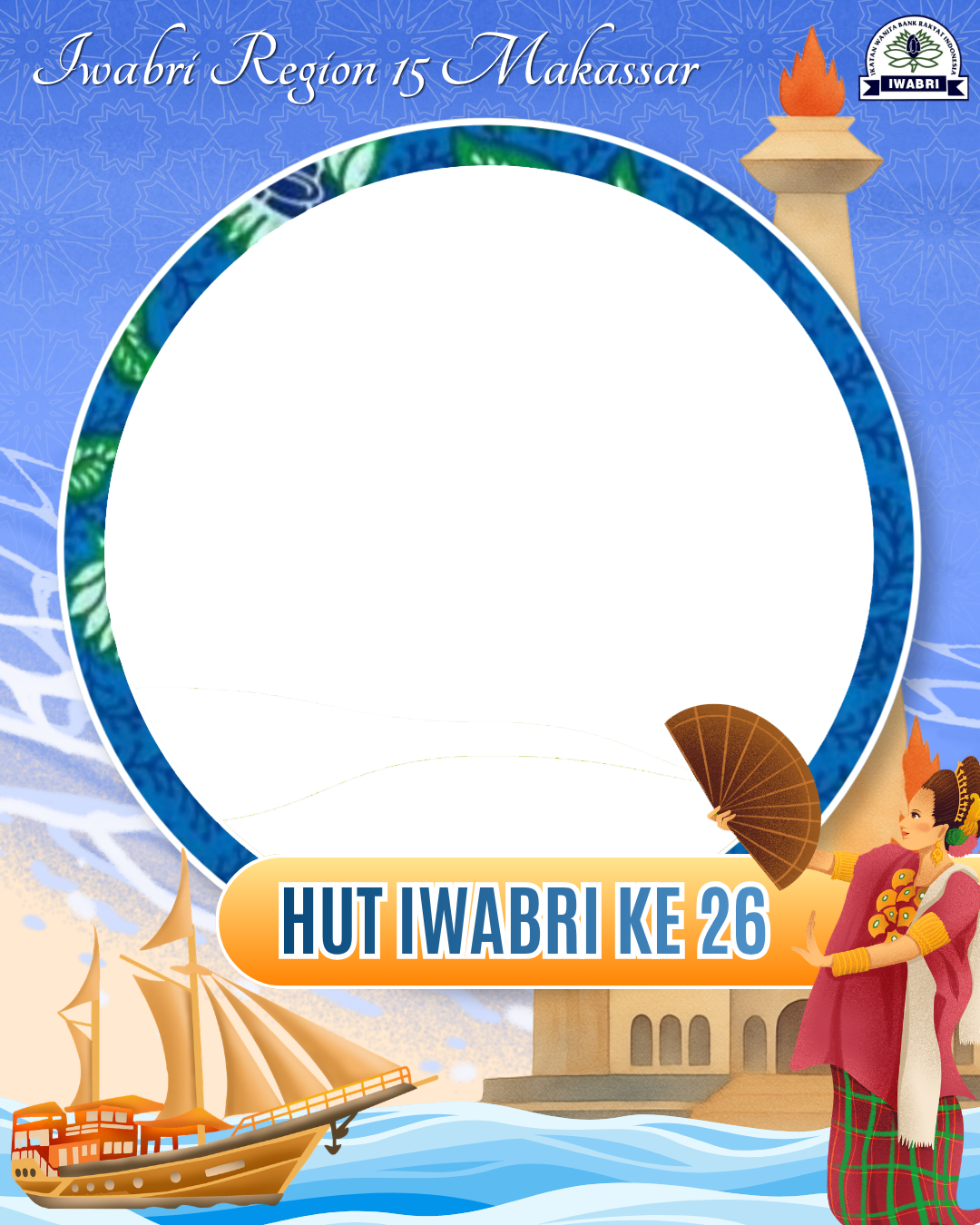 HUT IWABRI ke 26Twibbon Tanpa Watermark