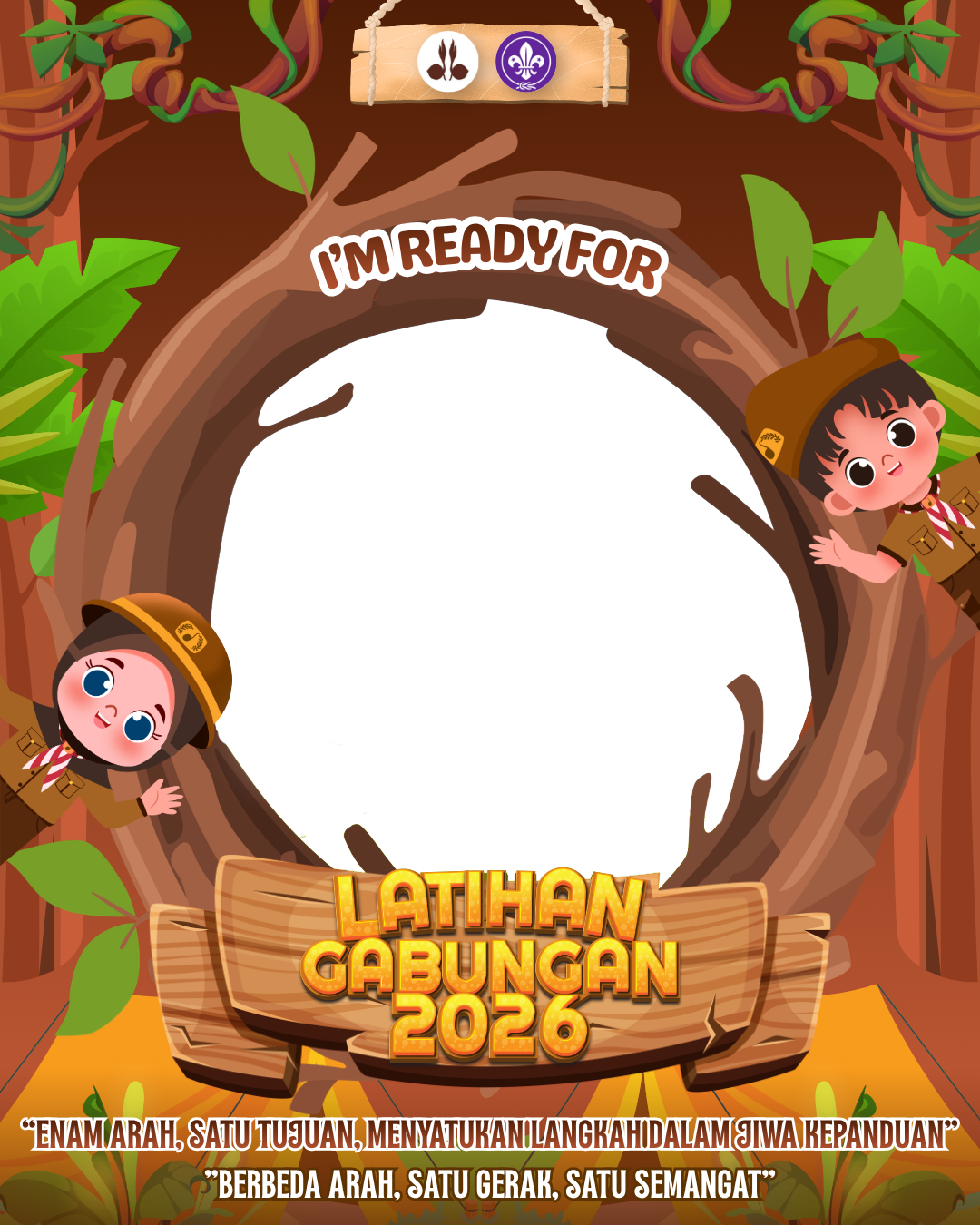 latihan gabungan 2026Twibbon Tanpa Watermark