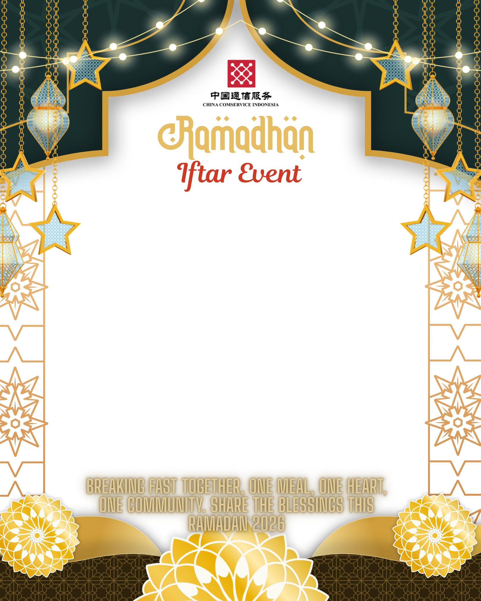 Ramadan Iftar EventTwibbon Tanpa Watermark