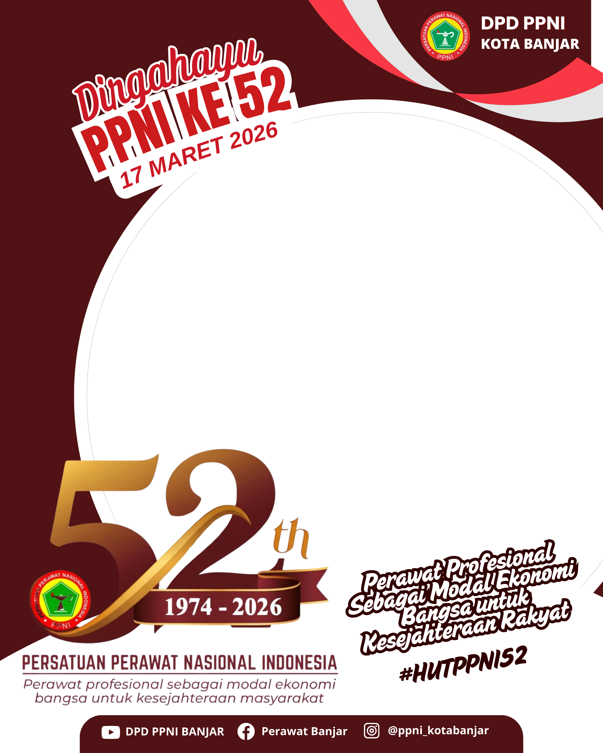 HUT PPNI 52Twibbon Tanpa Watermark