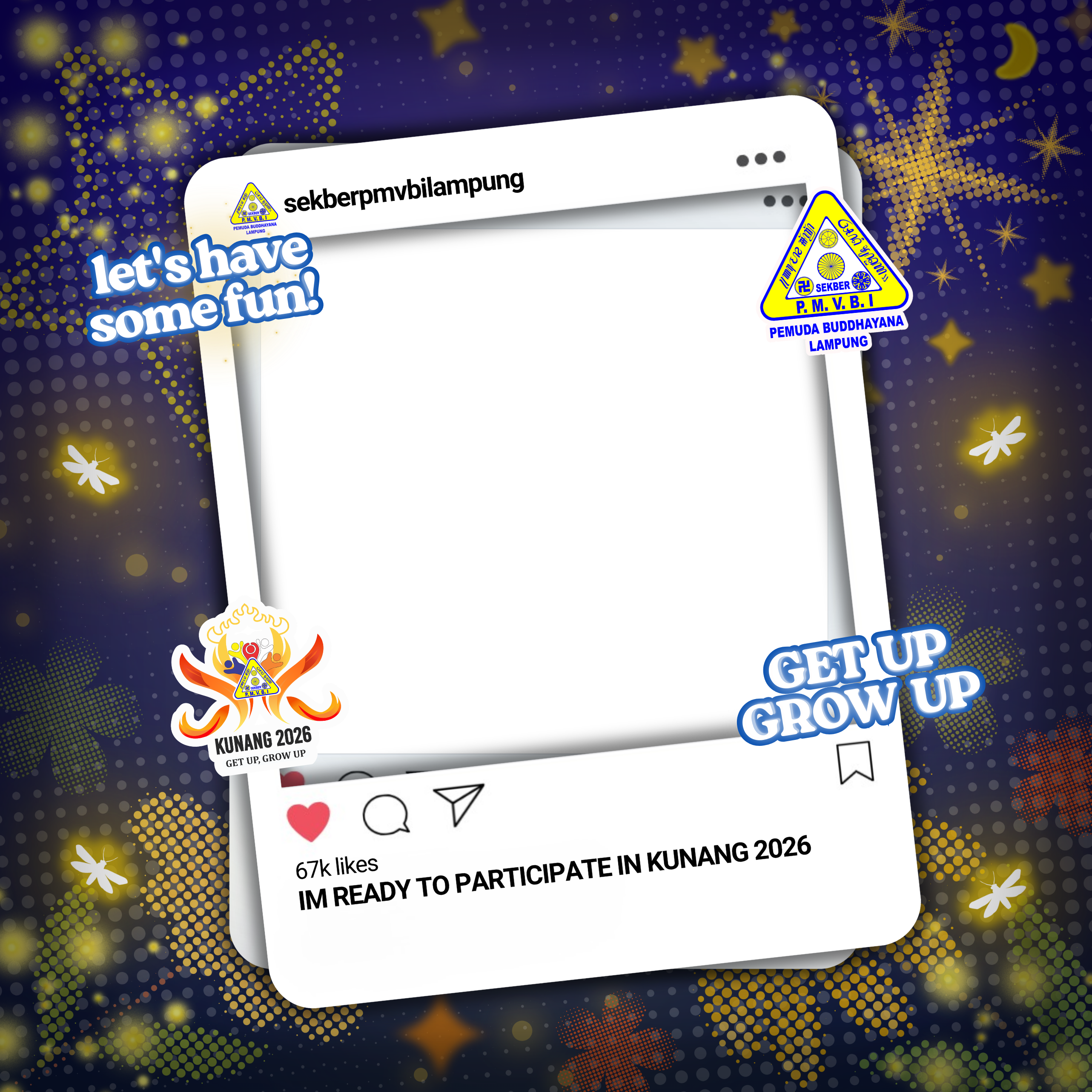 Kunang 2026Twibbon Tanpa Watermark