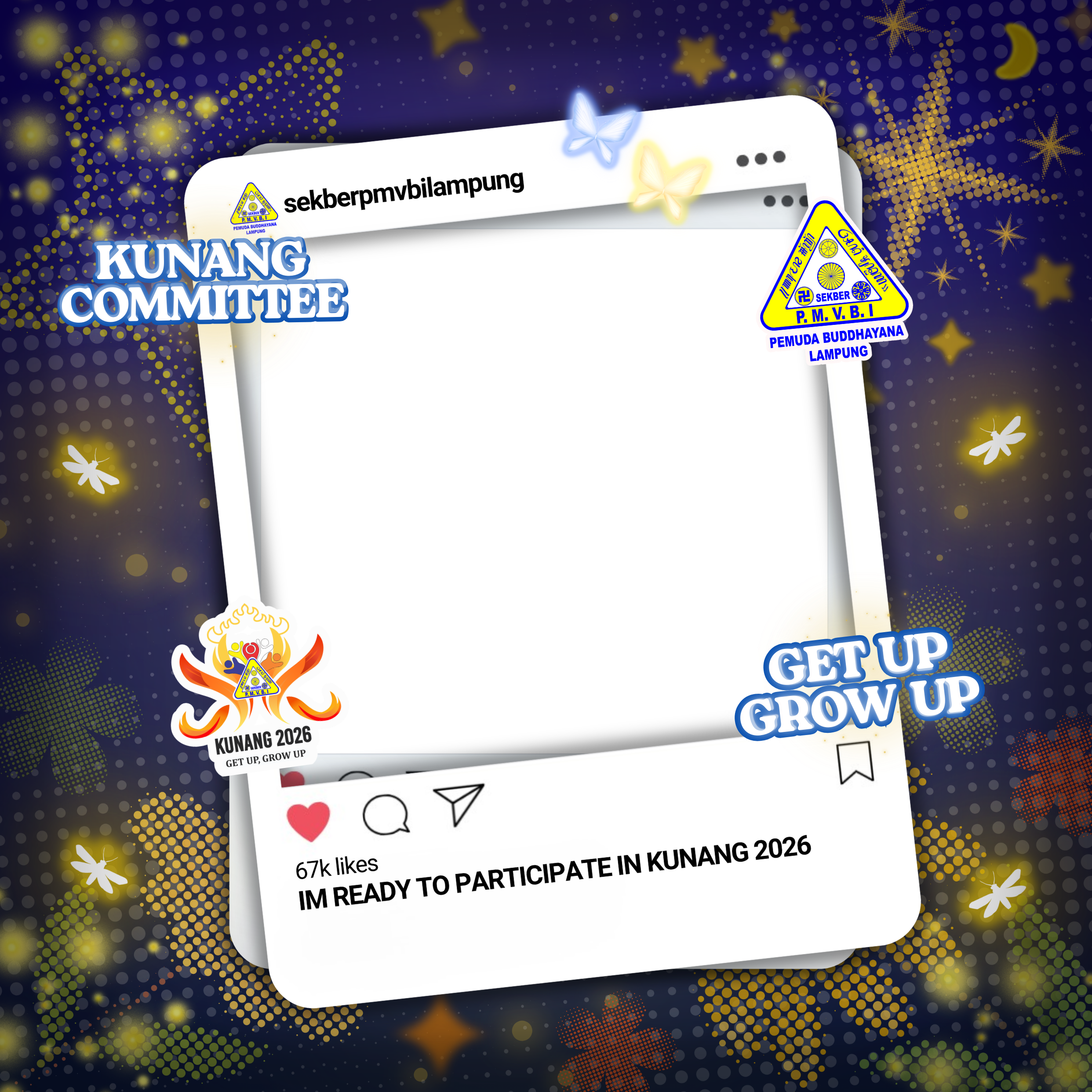 Twibbon Kunang PanitiaTwibbon Tanpa Watermark