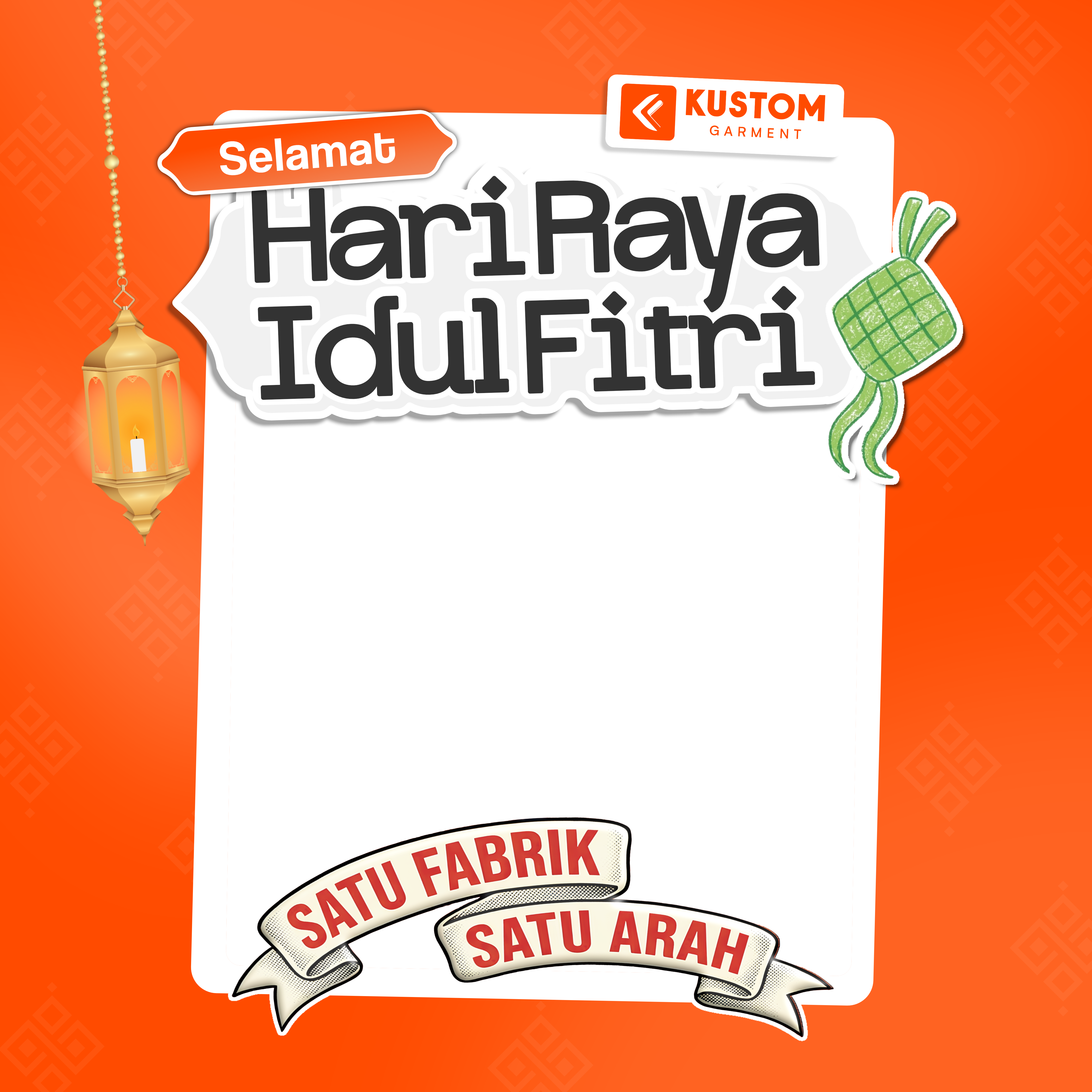 twibbon lebaran kustom garmentTwibbon Tanpa Watermark