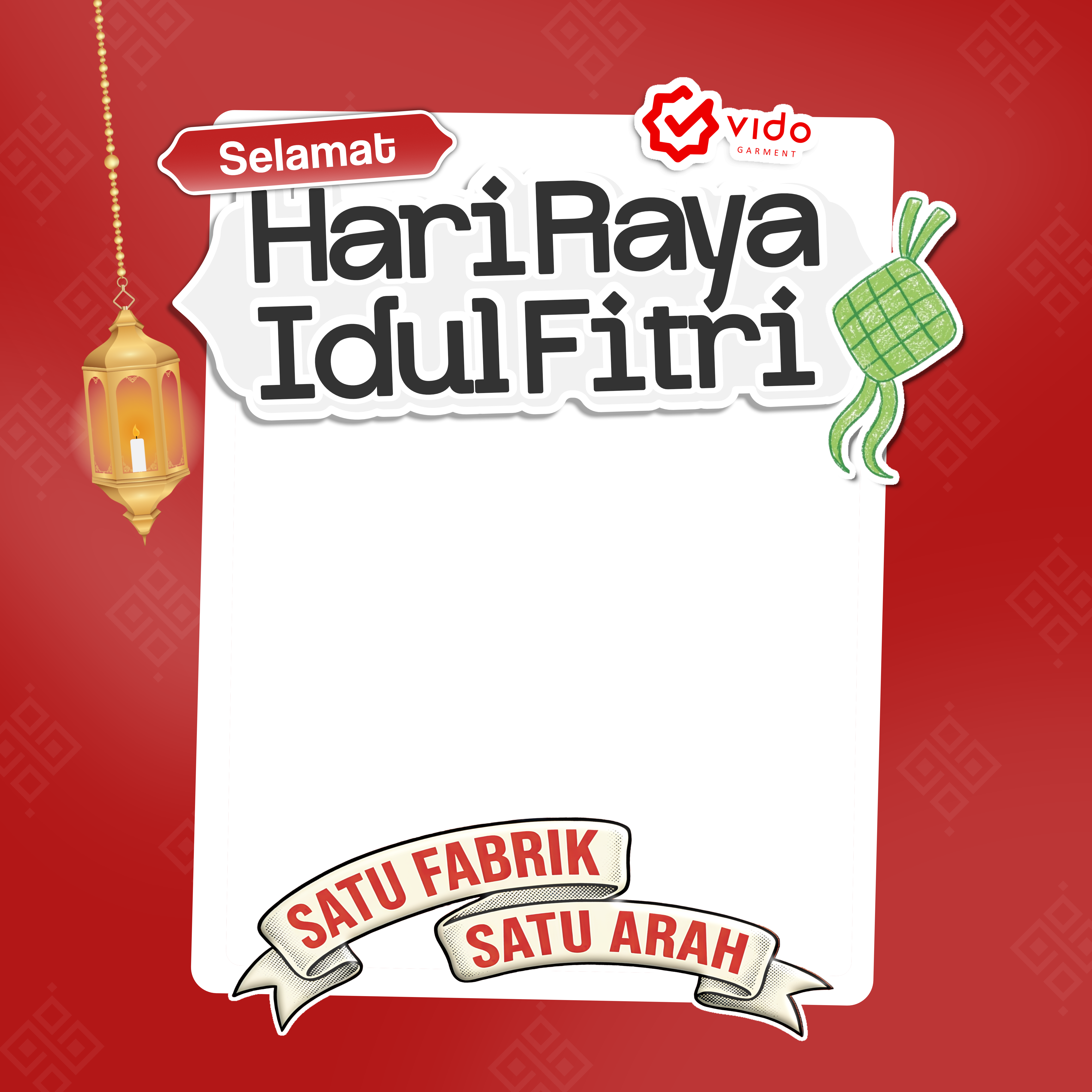 Twibbon lebaran Vido garmentTwibbon Tanpa Watermark