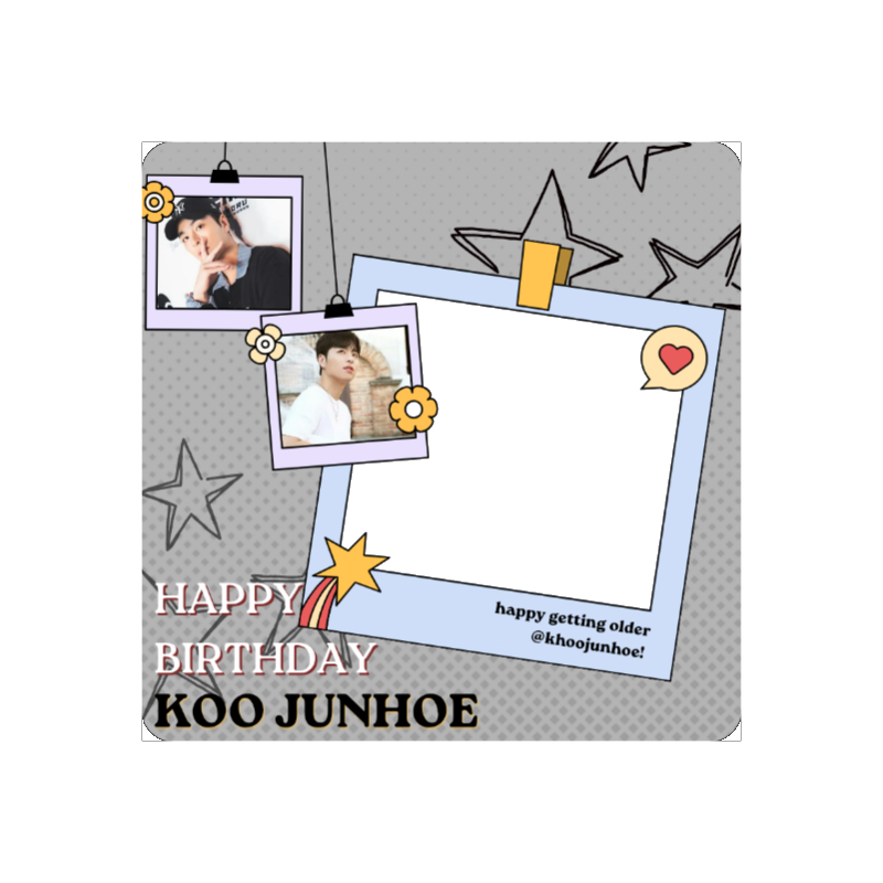 Happy Birthday khoojunhoe!Twibbon Tanpa Watermark