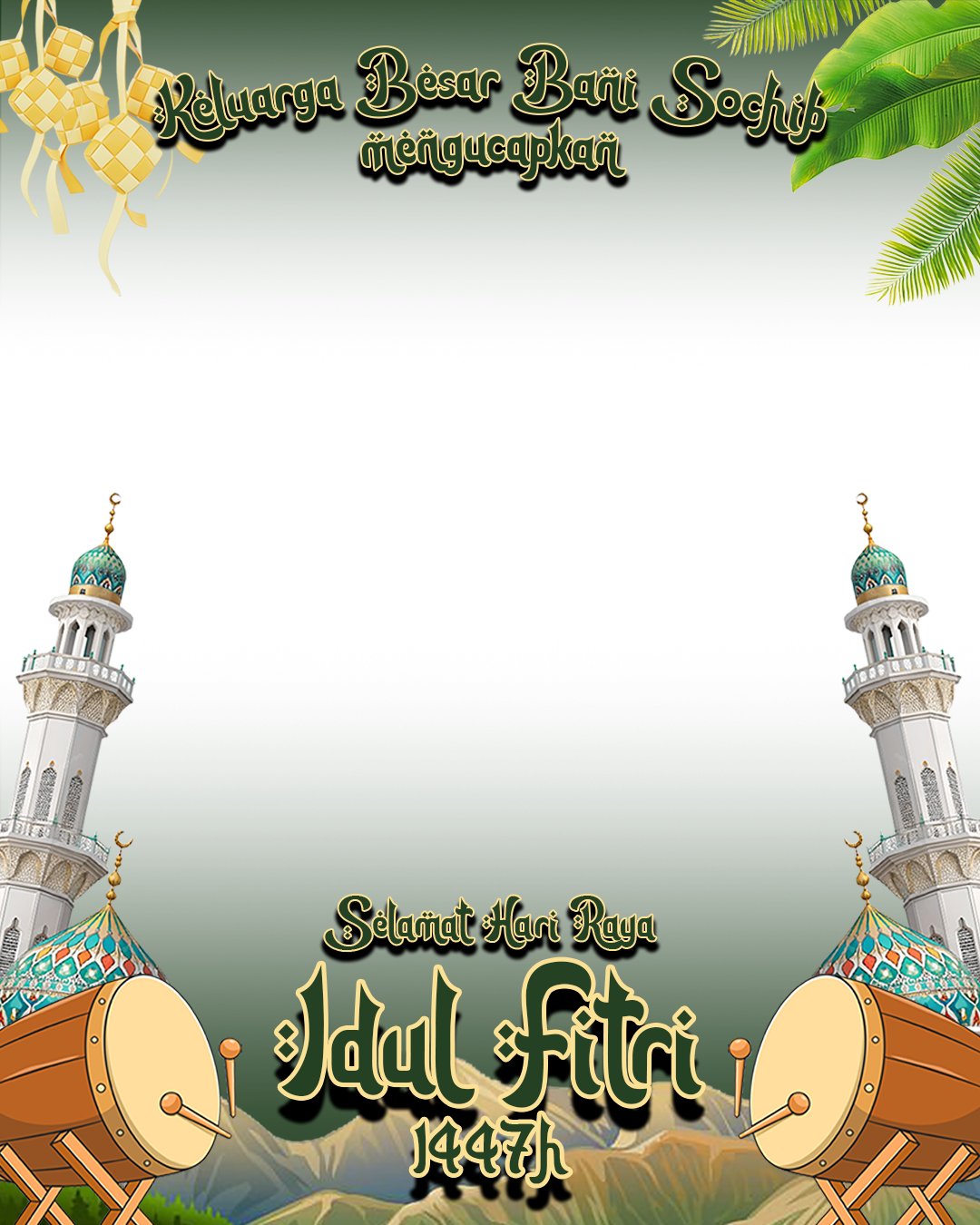 Lebaran Bani Sochib 26Twibbon Tanpa Watermark