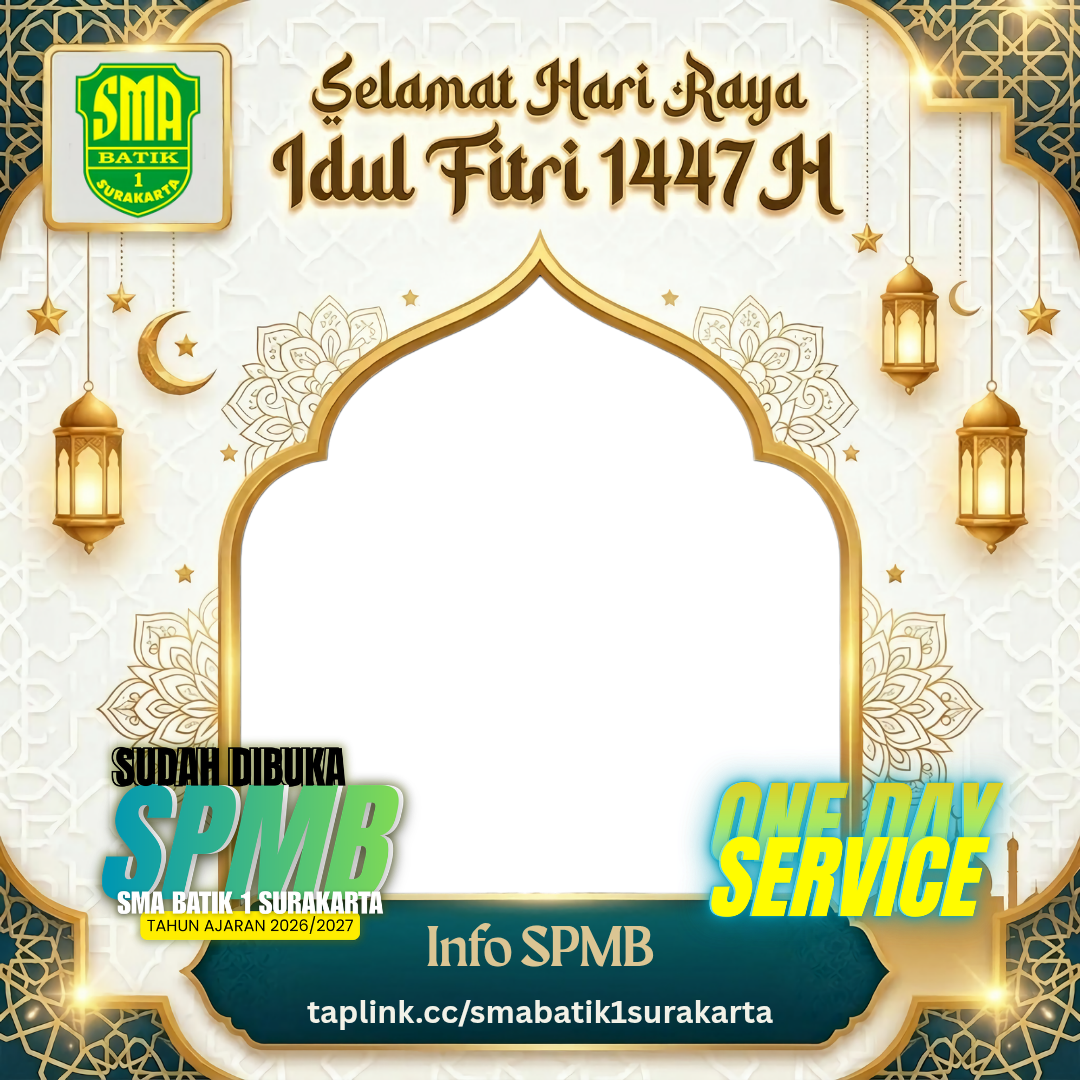 Lebaran di SmabasaTwibbon Tanpa Watermark