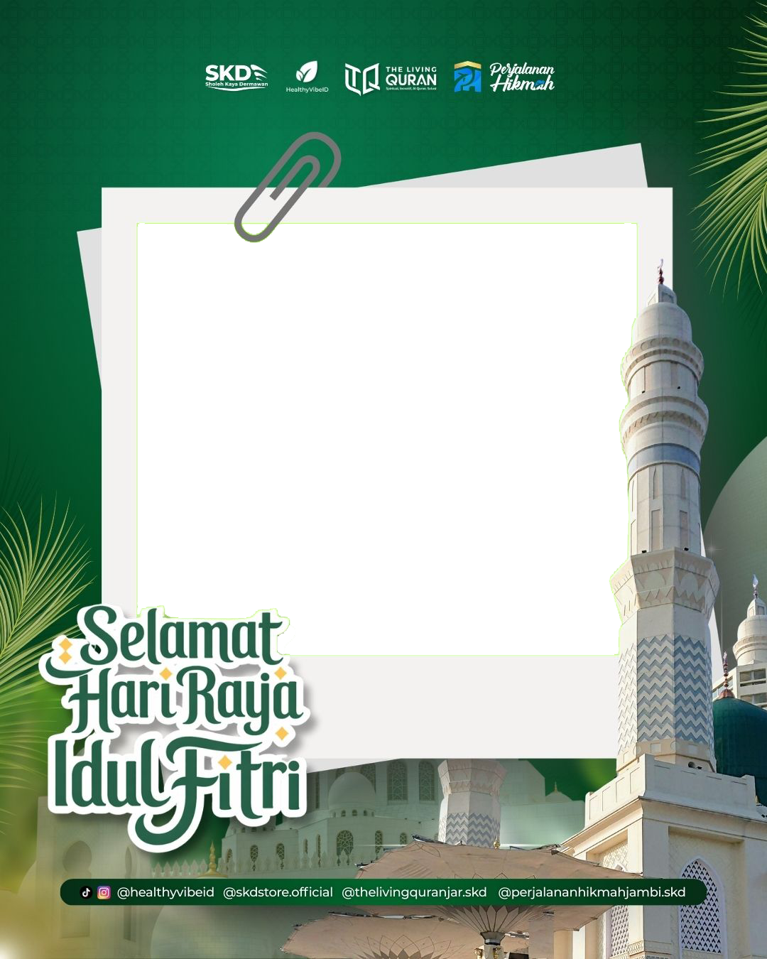 Twibbon Idul Fitri SKD - JambiTwibbon Tanpa Watermark