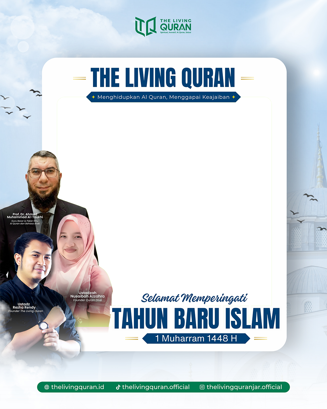 Selamat Tahun Baru Islam 1448 HTwibbon Tanpa Watermark