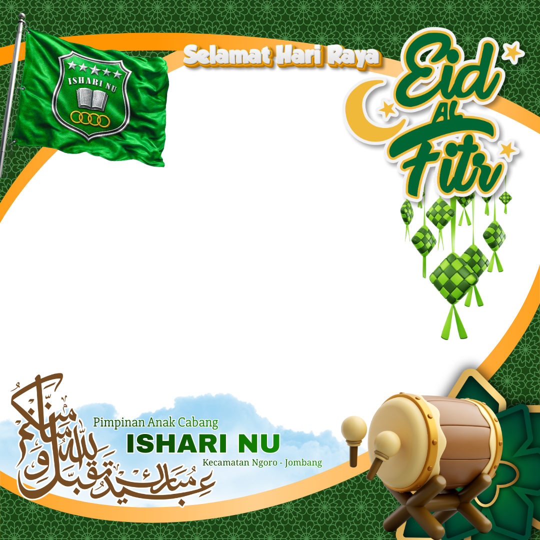 Lebaran PAC ISHARI NU Ngoro - JombangTwibbon Tanpa Watermark