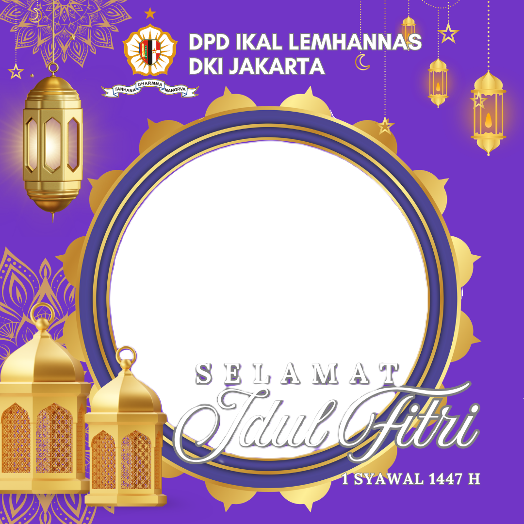 IKAL Lemhannas DKI Jakarta - Idul Fitri 2026Twibbon Tanpa Watermark