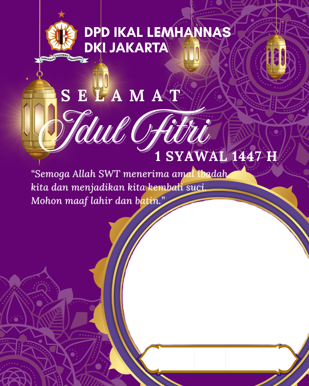 Twibbon DPD IKAL Lemhannas DKITwibbon Tanpa Watermark