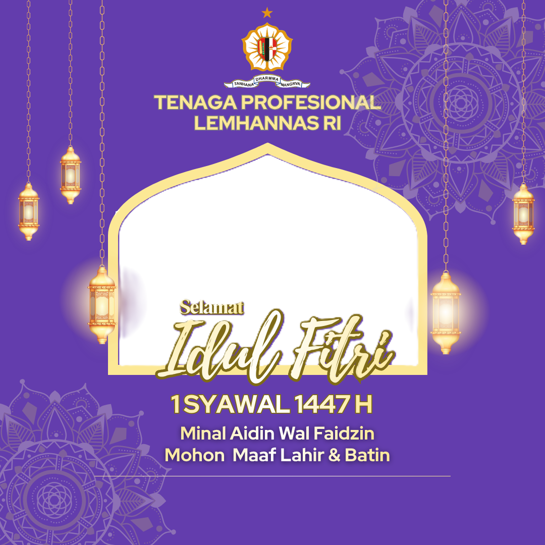 Taprof Lemhannas Idul Fitri 2026Twibbon Tanpa Watermark