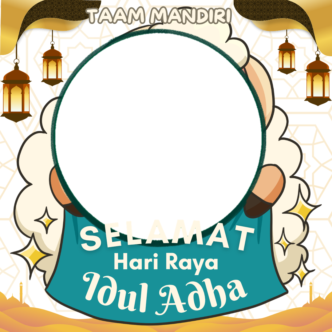 Selamat idul adhaTwibbon Tanpa Watermark