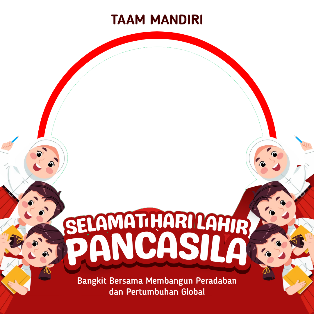 Hari lahir pancasilaTwibbon Tanpa Watermark