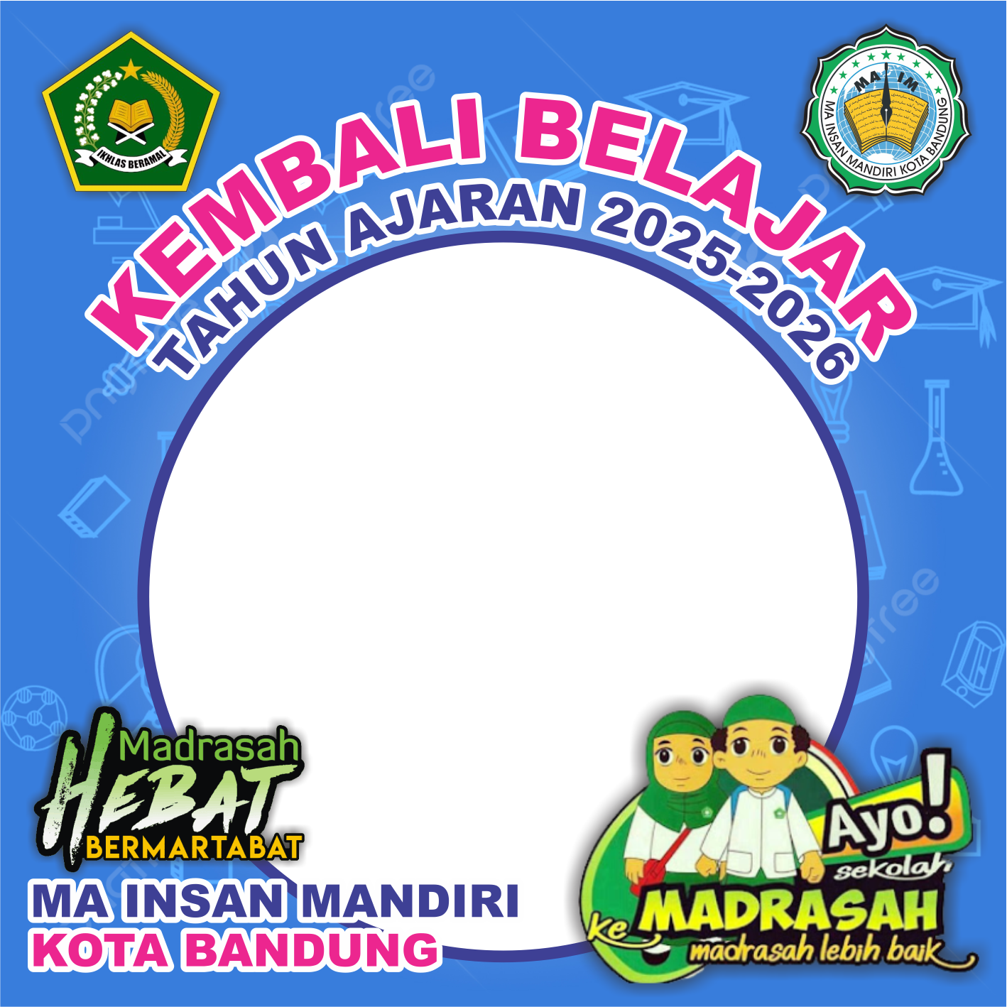 pendidkanTwibbon Tanpa Watermark