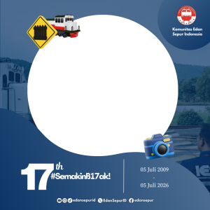 Twibbon HUT Edan Sepur ke-17 Tahun #SemakinB17ak