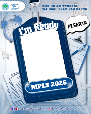 Twibbon mpls peserta didik baru SMP itu Wahdah Islamiyah baru