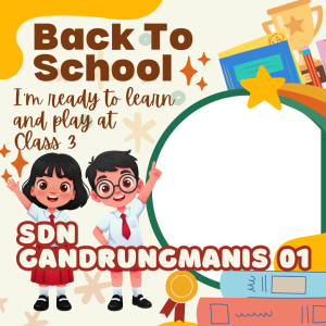 TWIBBON BACK TO SCHOOL - Untuk Kelas 3