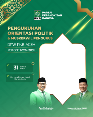 Pengukuhan DPW PKB Aceh 2026
