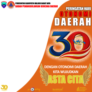 twibbon OTDA ke 30 BPBD