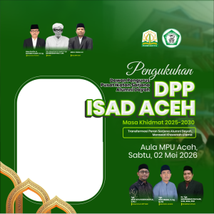 Twibbonz Pengukuhan DPP ISAD Aceh