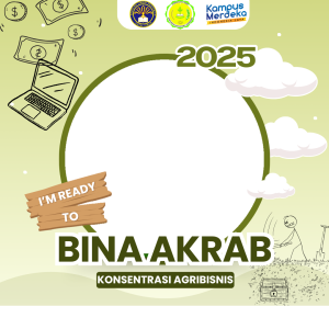 Twibbon Bina Akrab Agribisnis 2025 STIPER KUTIM