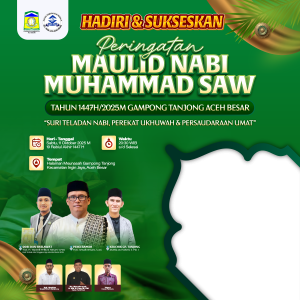 Peringatan Maulid Gampong Tanjong, Ingin Jaya, Aceh Besar